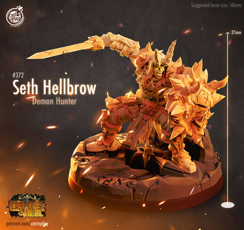 Demon Hunter Seth Hellbrow | Depths of Hell