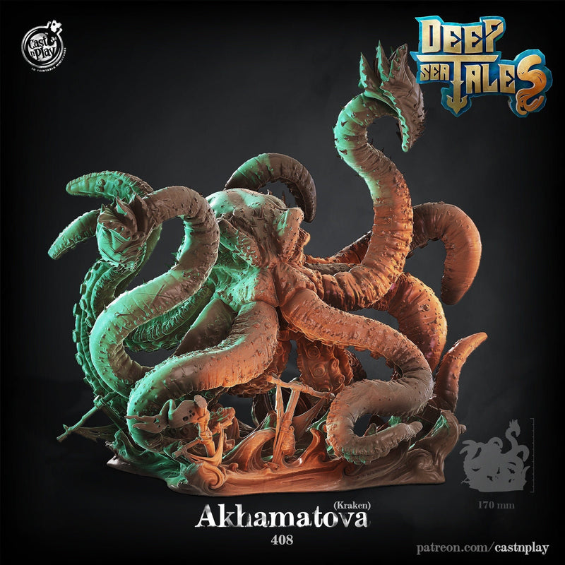 Akhamatova the Kraken - Sea Monster | RESIN