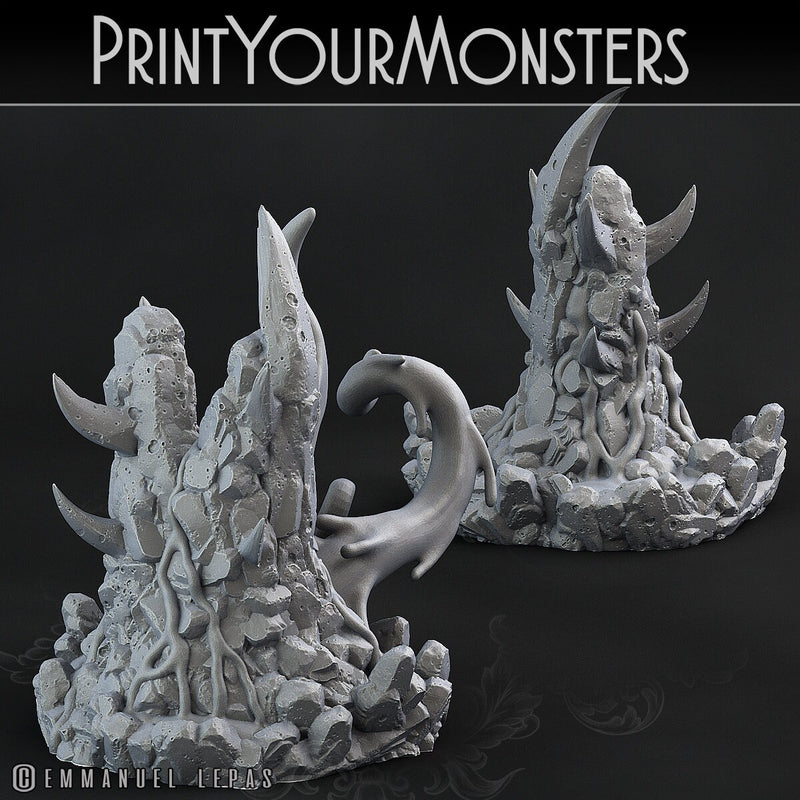 Infernal Magma Ropers Set | Print Your Monsters | 28/32mm Terrain | Tabletop Gaming