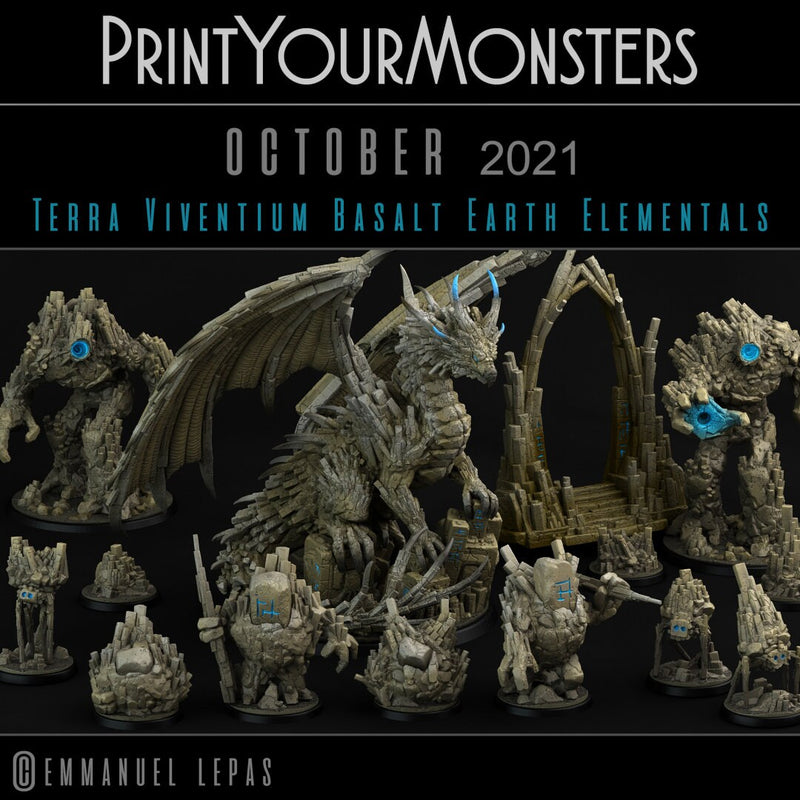 Basalt Portal - Stone Walkway | Print Your Monsters -Pathfinder, Frostgrave, Mordheim, Forgotten Realms