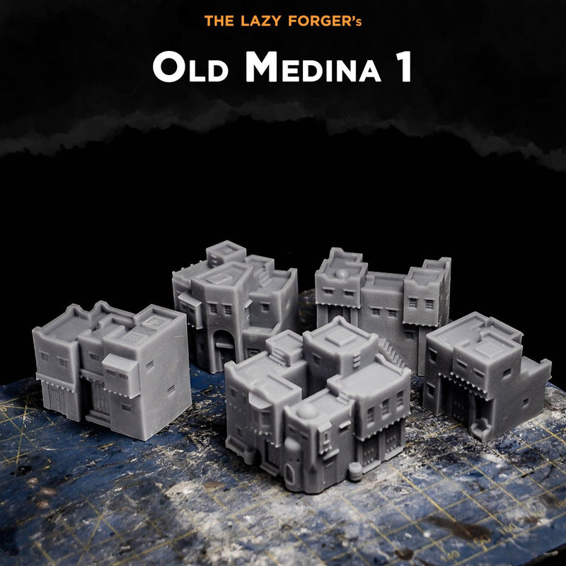 Old Medina 1 - Set of 5 - Battlefields of Past - 6mm - 10mm - The Lazy Forger