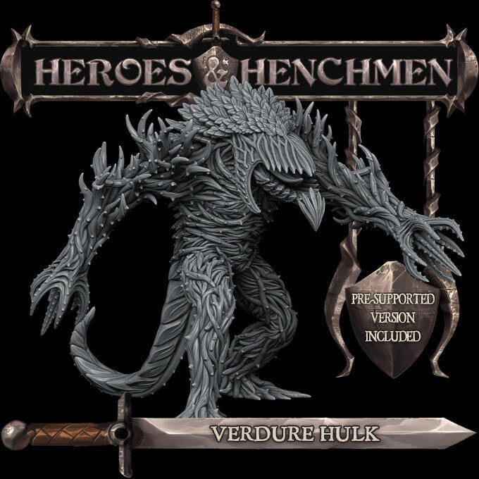 Verdure Hulk - Heros and Henchmen - RESIN - Rocket Pig Games D&D