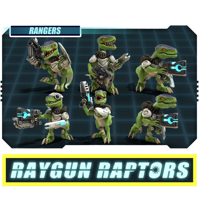 Raygun Raptors Rangers | 28/32mm