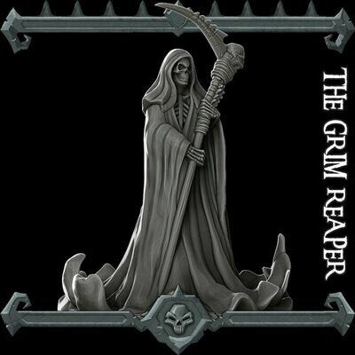 Grim Reaper (DnD, 5E, Dungeons and Dragons, Pathfinder, Dark Fantasy, Frostgrave, Mordheim, Death Haven, Forgotten Realms