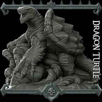Dragon Turtle - Epic Wargaming Monster Rocket Pig Games D&D