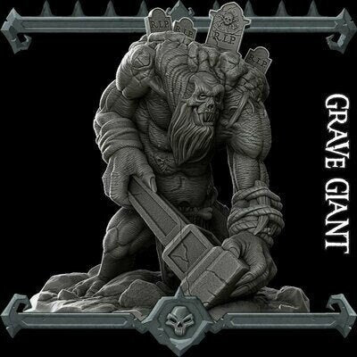 Grave Giant -Rocket Pig Games -DnD, 5E, Dungeons and Dragons, Pathfinder, Dark Fantasy, Frostgrave, Mordheim, Death Haven, Forgotten Realms
