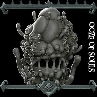 Ooze of Souls | Black Pudding RESIN (, 5E, Dungeons and Dragons, Pathfinder, , Frostgrave, Mordheim, Forgotten Realms)
