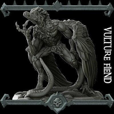 Vulture Fiend RESIN -Wargaming Monster Rocket Pig Games D&D