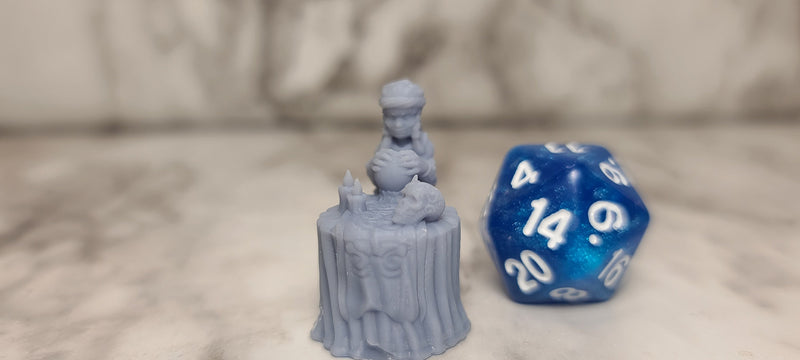 Fortune Teller RESIN | Crimson Troupe -DnD, Dungeons and Dragons, Pathfinder, Dark Fantasy, Frostgrave, Mordheim