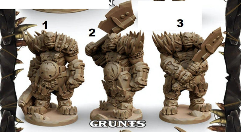 Orc Grunt | 3 poses 