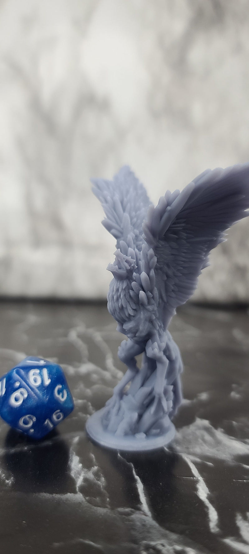Ice Phoenix |  RESIN - Rocket Pig Games -, 5E, Dungeons and Dragons, Pathfinder, , Frostgrave, Mordheim, Death Haven