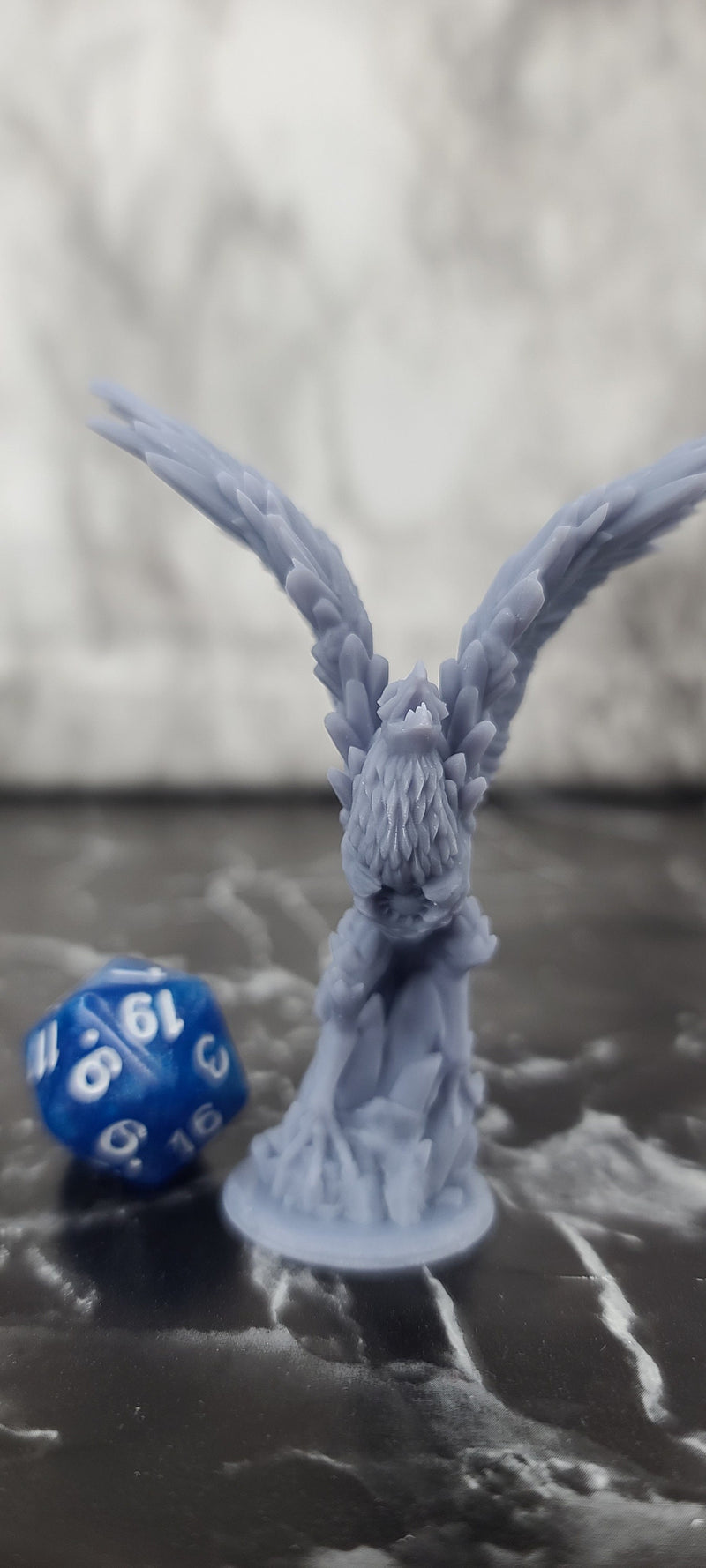 Ice Phoenix |  RESIN - Rocket Pig Games -, 5E, Dungeons and Dragons, Pathfinder, , Frostgrave, Mordheim, Death Haven