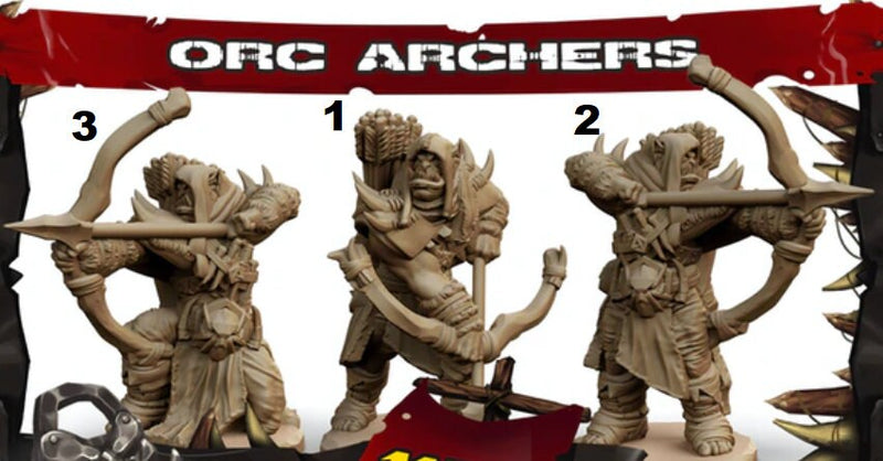 Orc Archer | 4 poses 