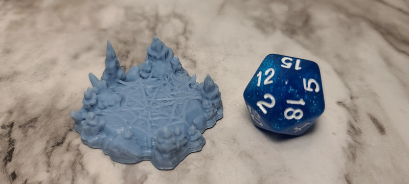 Cave Bases 25mm-50mm RESIN - Cast n Play -, Dungeons and Dragons, Pathfinder, , Frostgrave, Mordheim