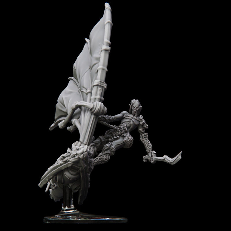 Etheral Wind Rider | Void Rider - RESIN - Printed Obsession-, Dungeons and Dragons, Pathfinder, , Frostgrave, Mordheim