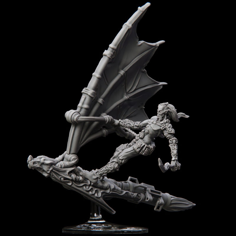 Etheral Wind Rider | Void Rider - RESIN - Printed Obsession-, Dungeons and Dragons, Pathfinder, , Frostgrave, Mordheim