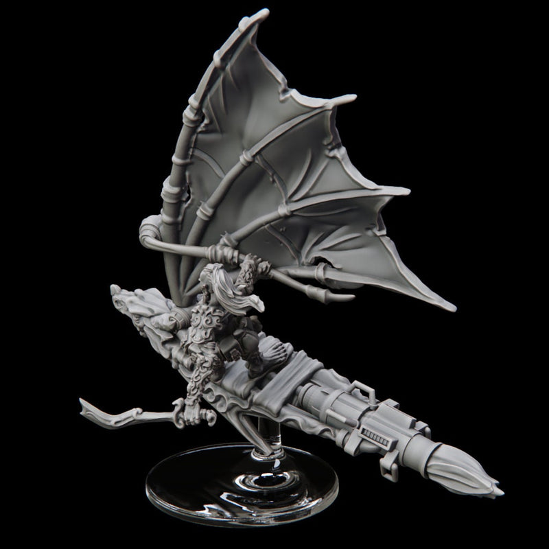 Etheral Wind Rider | Void Rider - RESIN - Printed Obsession-, Dungeons and Dragons, Pathfinder, , Frostgrave, Mordheim