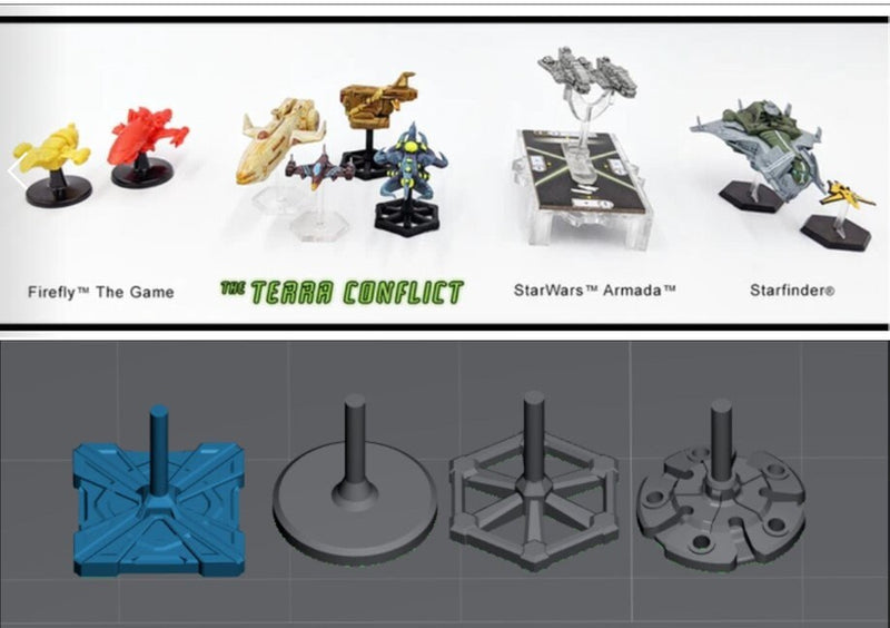 Space Creatures - Asteroid Worm - Jelly - Manta - Whales | EC3D Terra Conflict - Stargrave Starfinder Spell Jammer