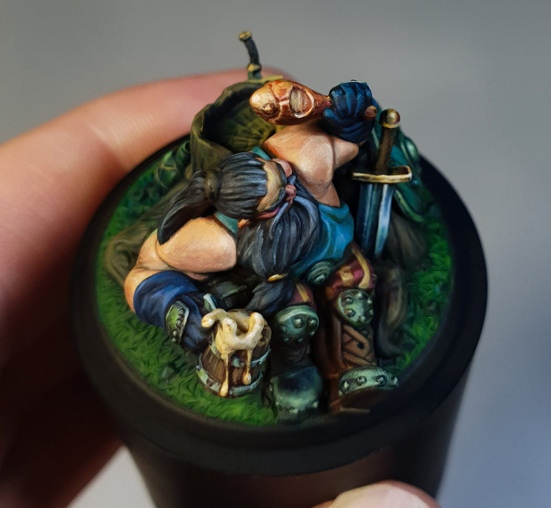 Thaddeus the Relaxing Dwarf "Company of the Gracious Heart" | 32mm 