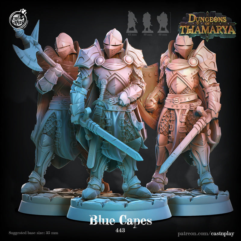 Blue Capes - Armored Soldiers | RESIN