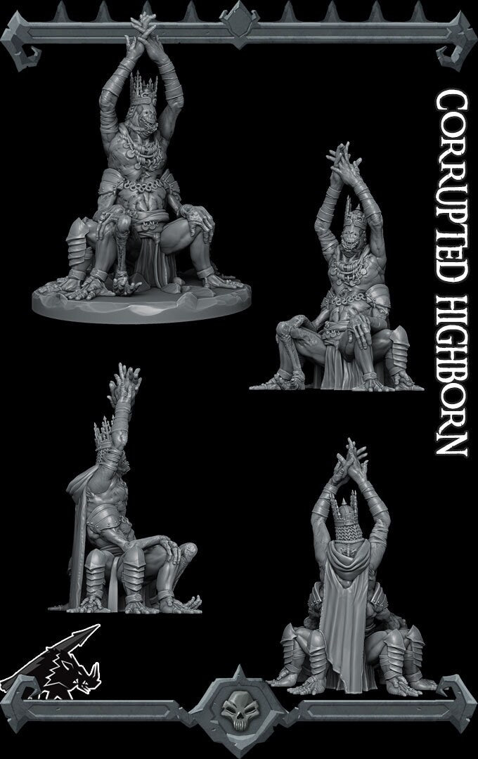 Corrupted Highborn - Treasure King - Wargaming TTRPG - Rocket Pig Games - Dungeons and Dragons