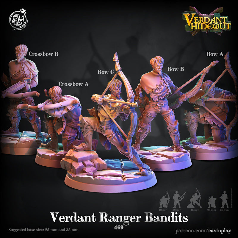 Verdant Ranger Bandits - 5 variations | RESIN
