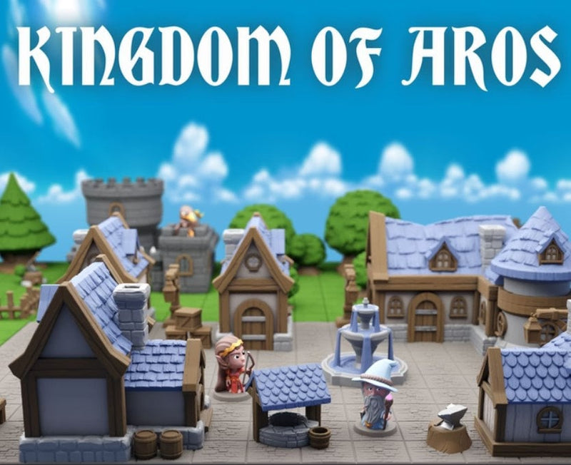House 3 - Kingdom of Aros - Kids Campaign Terrain - Chibi Buildings