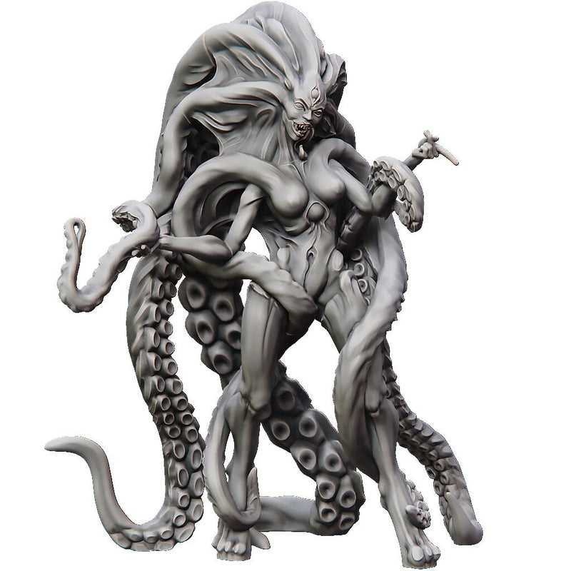 Mynoghra - Lovecraft Mythos - RESIN - 32mm | - Printed Obsession- Pathfinder, Frostgrave, Mordheim, DnD