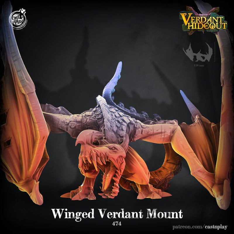 Winged Verdant Mount | RESIN