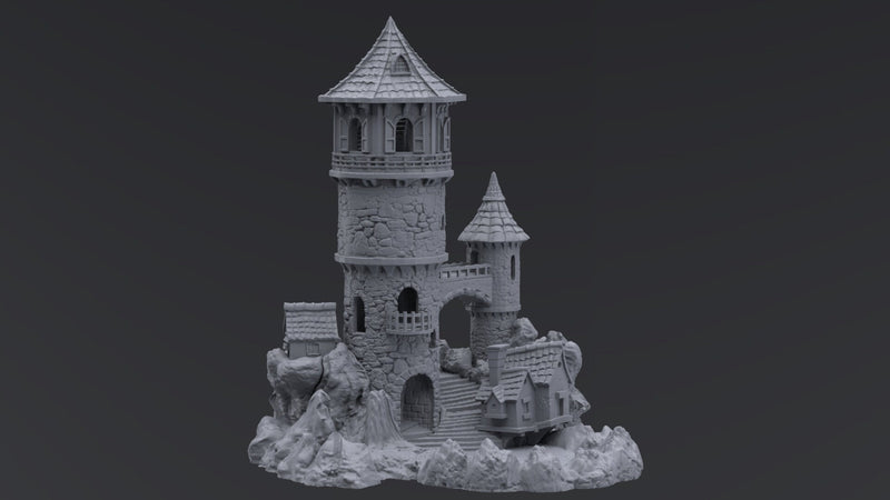 Tower Keep Dice Tower | Pathfinder, Frostgrave, Mordheim, Forgotten Realms