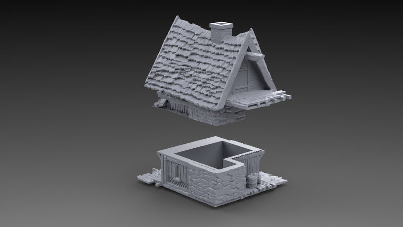 Elstons Cottage | Pathfinder, Frostgrave, Mordheim, Forgotten Realms