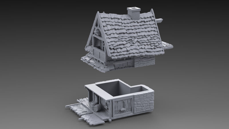 Elstons Cottage | Pathfinder, Frostgrave, Mordheim, Forgotten Realms