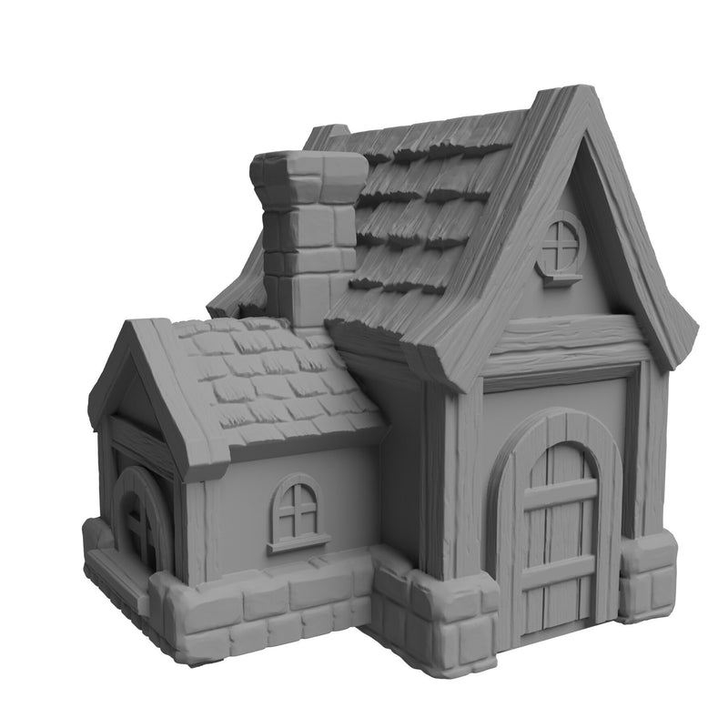 House 1 - Kingdom of Aros - Kids Campaign Terrain - Chibi Buildings