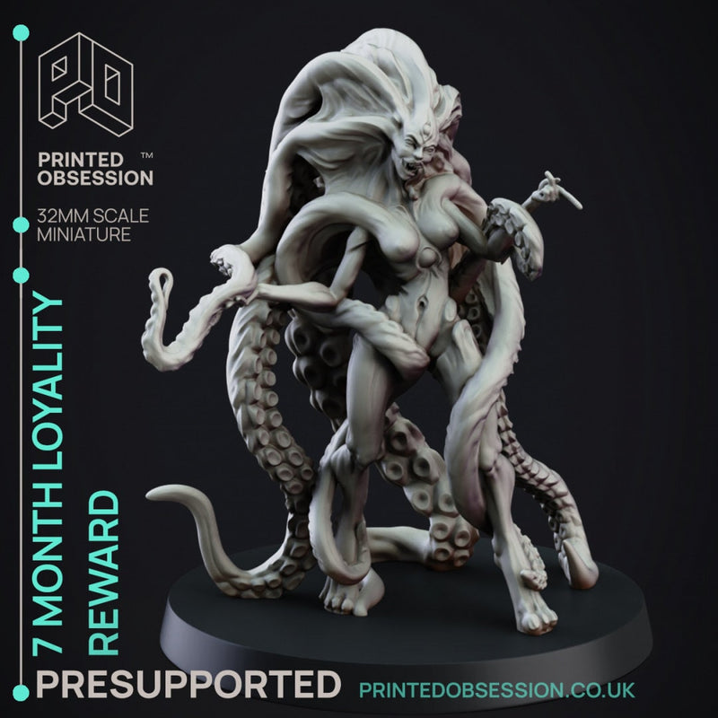 Mynoghra - Lovecraft Mythos - RESIN - 32mm | - Printed Obsession- Pathfinder, Frostgrave, Mordheim, DnD