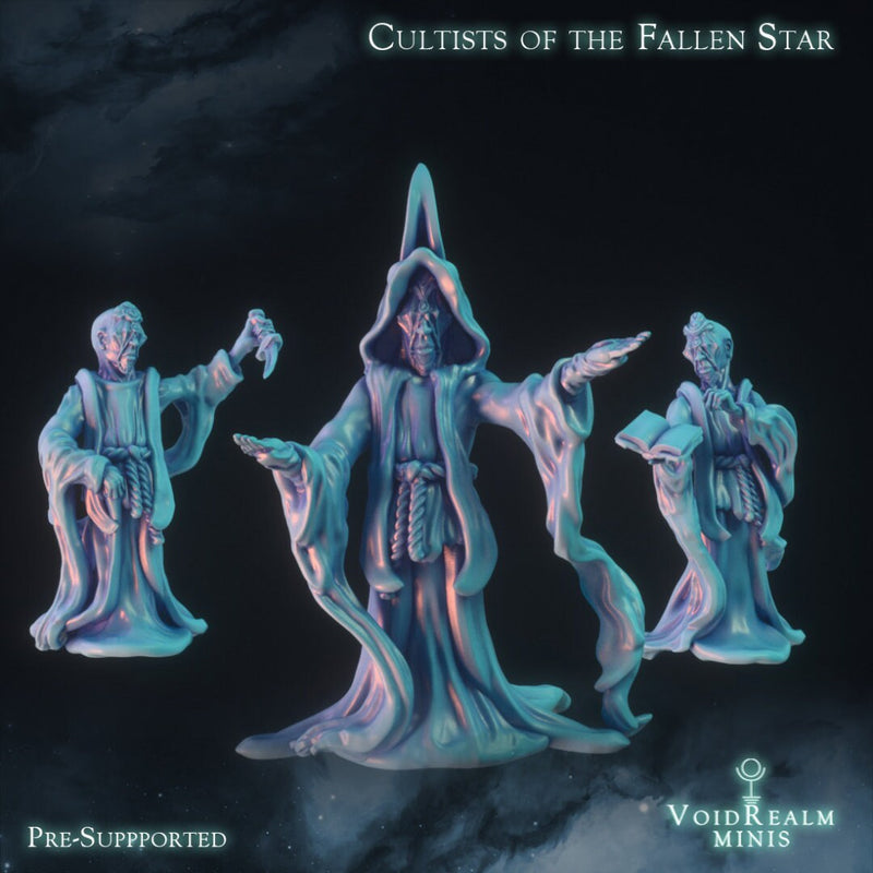 Cultist of the Fallen Star | RESIN | Voidrealm Minis - Dungeons and Dragons, Pathfinder, Frostgrave, Lovecraft Mythos