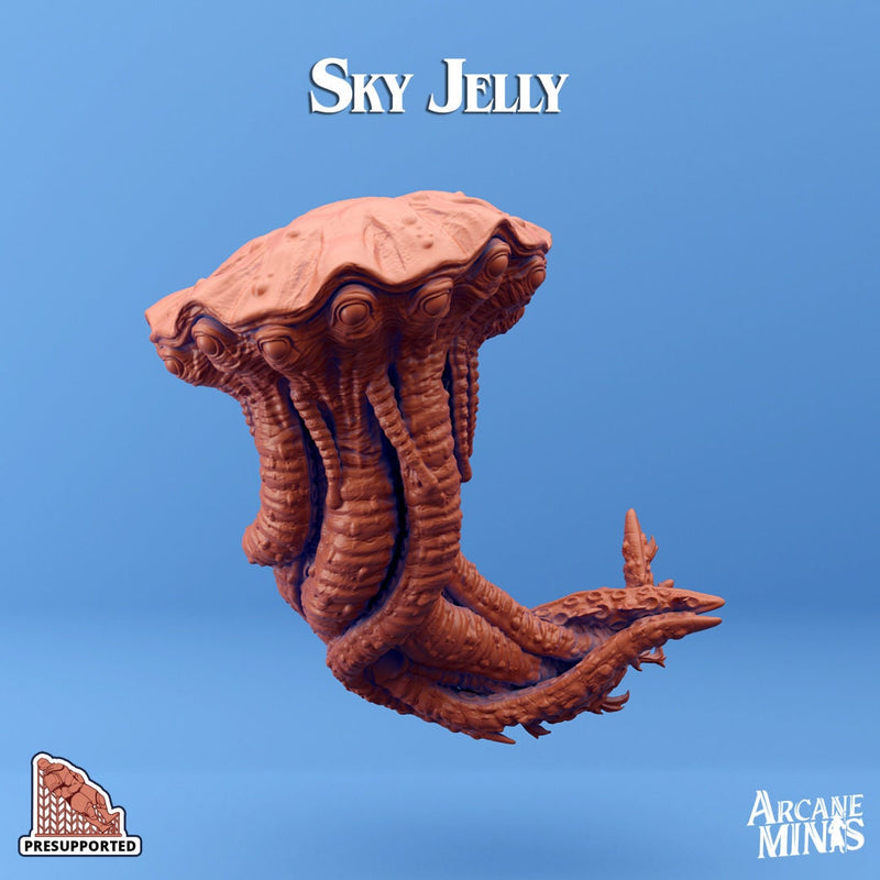 Sky Jellies - 8 Variants | RESIN - Arcane Minis - Skies of Sordane - Airship Campaign - Aldarra - Dungeons and Dragons - Flying Creatures