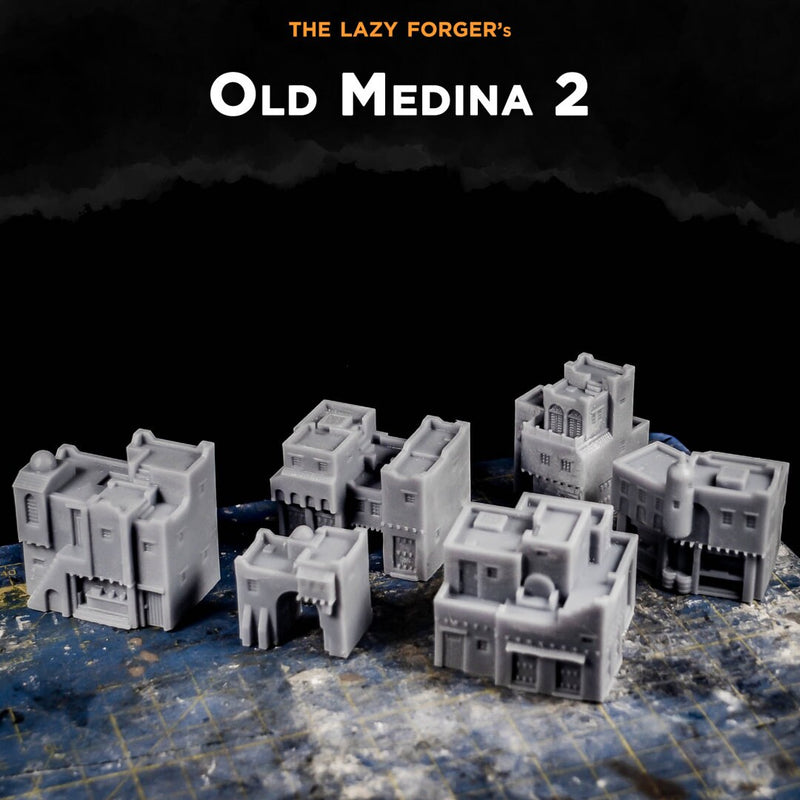 Old Medina 2 - Set of 6 - Battlefields of Past - 6mm - 10mm - The Lazy Forger