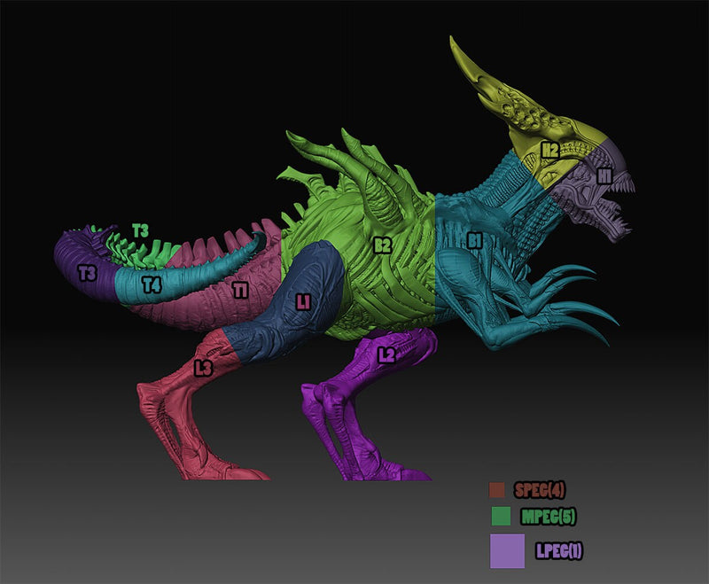 Xenosaurus - Wargaming Monster Rocket Pig Games D&D, ,  Xenosaur