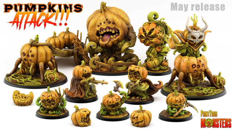 Gluttonous Awakened Pumpkins | Pumpkins Attack