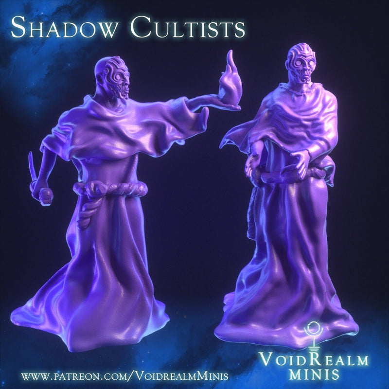 Shadow Cultists set of 2 | RESIN
