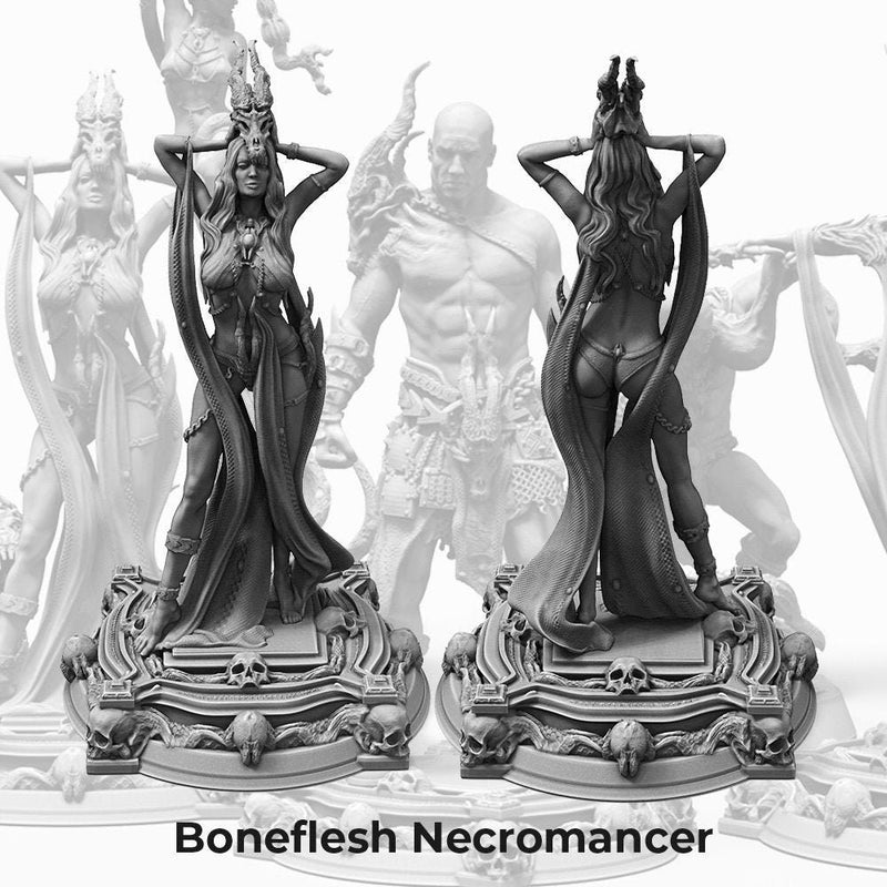 Boneflesh Necromancer 75mm | RESIN