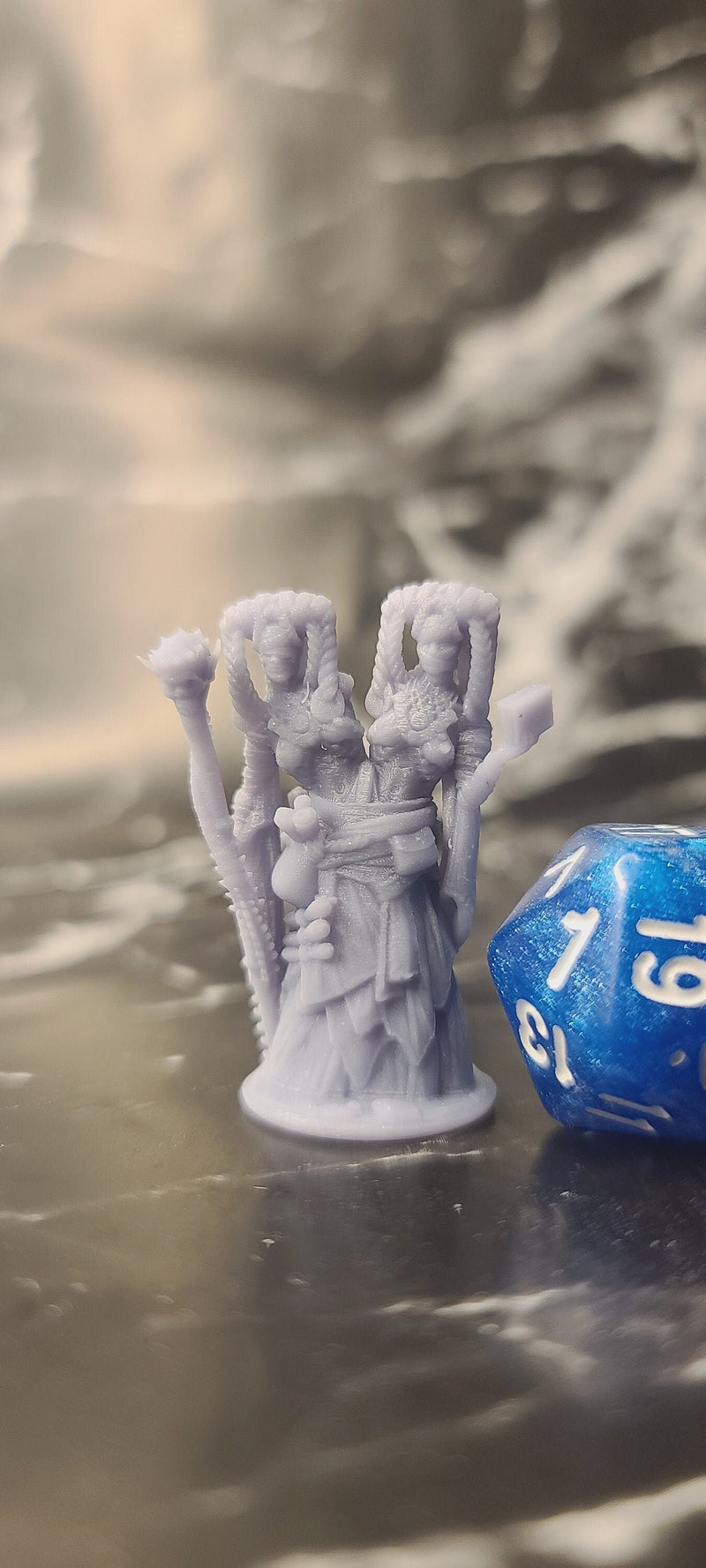 Conjoined Necro Mage | RESIN (, 5E, Dungeons and Dragons, Pathfinder, , Frostgrave, Mordheim, Death Haven)
