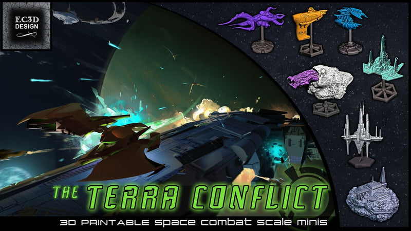 Alliance Craft - Fighter | Bomber - Terra Conflict - EC3D - Fleet Scale - Micro Ships - Starfinder - Starmada - War Fleets - Billion Suns