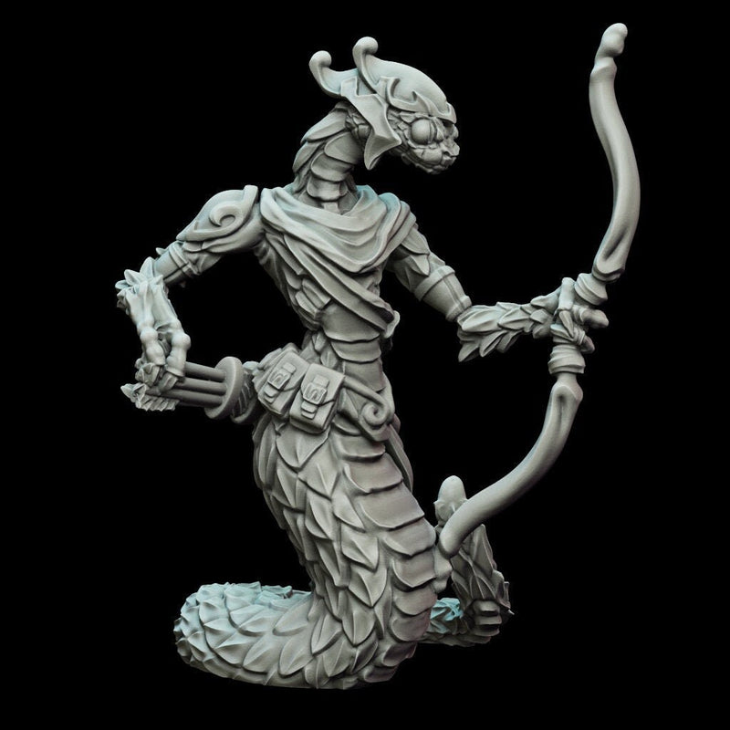 Snakefolk Abominations 3 styles | 32mm RESIN - Printed Obsession -, Dungeons and Dragons, Pathfinder, , Frostgrave, Mordheim