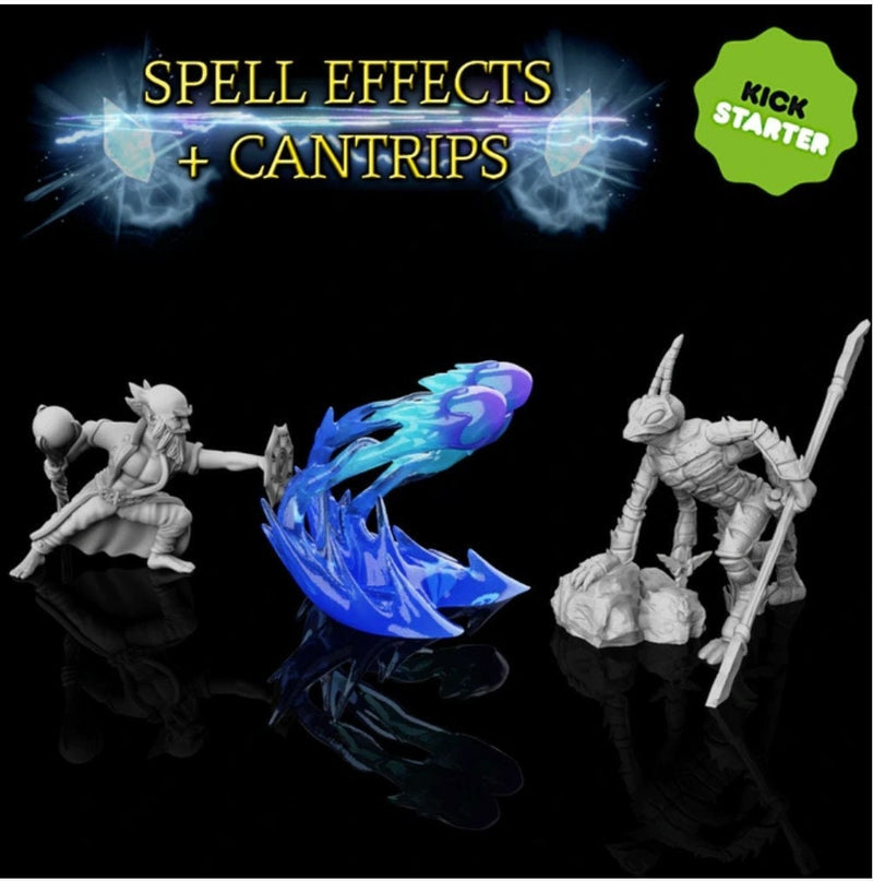 Cantrips Tokens - 6pc sets - spell markers - Initiative tokens | Dungeons and Dragons