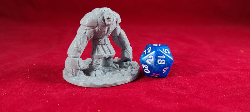 Clay Golem - RESIN - 5E, Dungeons and Dragons, Pathfinder, Frostgrave, Mordheim, Death Haven, Forgotten Realms