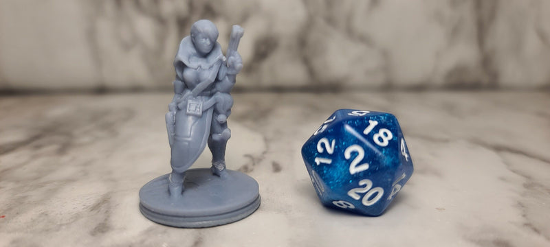 Female Bounty Hunter RESIN | Ignis Quadrant-, Dungeons and Dragons, Pathfinder, Frostgrave, Mordheim