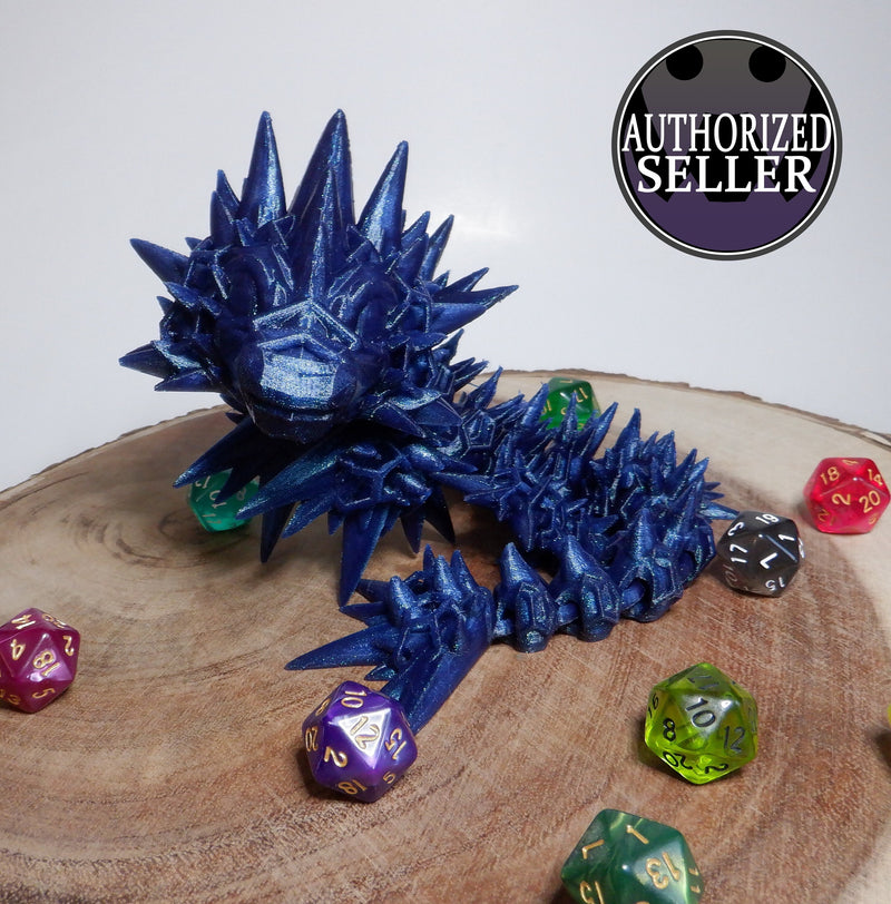 Baby Void Sea Dragon - Articulated Pet Dragon Toy - Cinderwing3d - Prop - Cosplay - Roleplaying - LARP - Costume Pieces - Decorative Items
