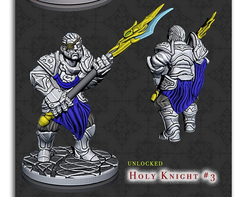 Holy Priest - RESIN | Holy Order Of Ash- Dungeons and Dragons, Pathfinder, Frostgrave, Mordheim