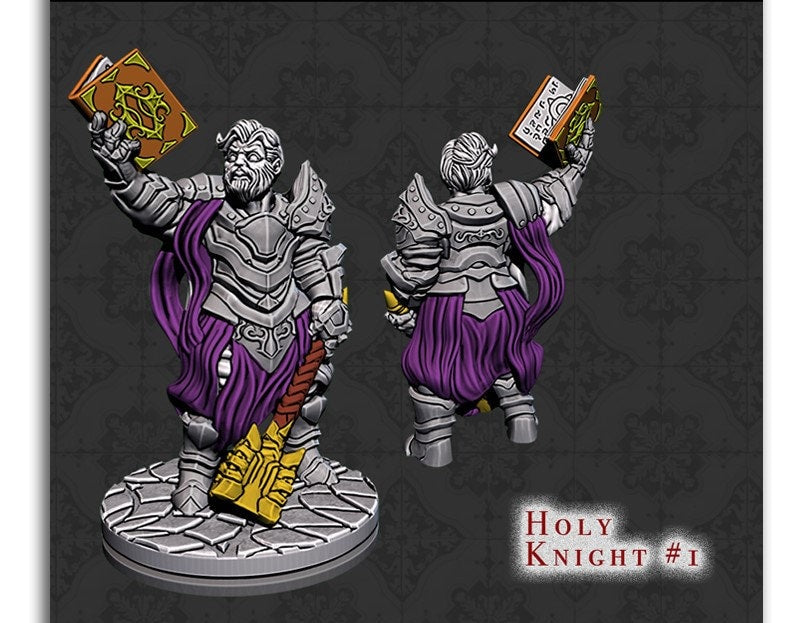 Holy Priest - RESIN | Holy Order Of Ash- Dungeons and Dragons, Pathfinder, Frostgrave, Mordheim